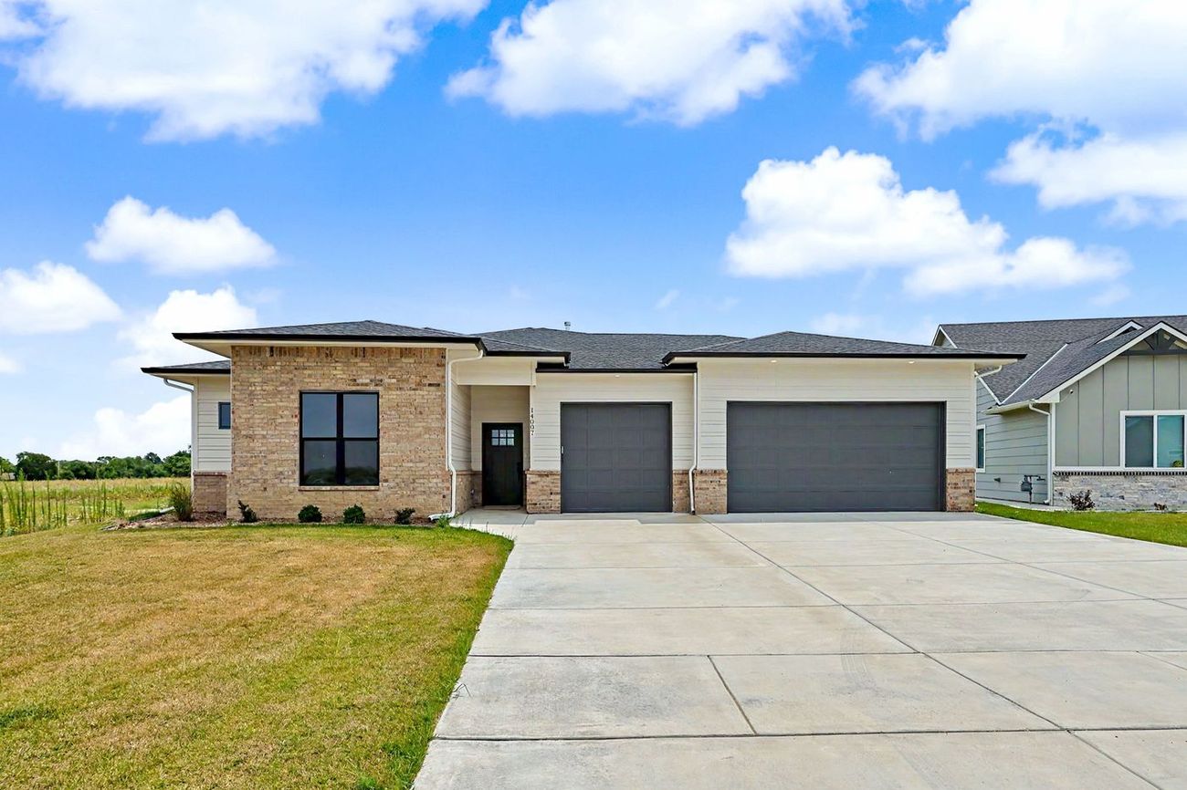 Front exterior of 14007 E Wassall St., a new RJ Castle home — Wichita, KS