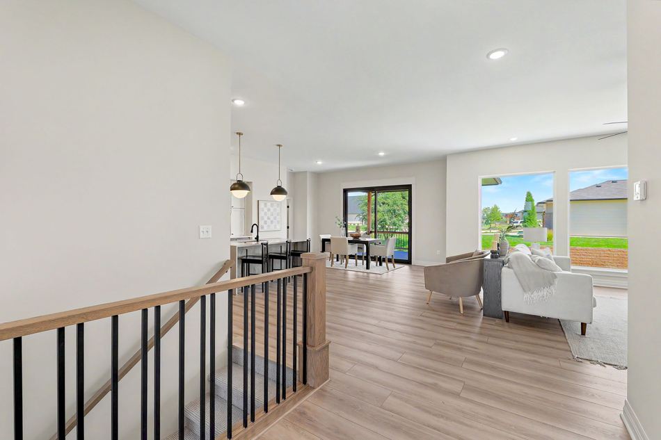 Great room open to the kitchen at 2591 N Doris Ct. — Wichita, KS