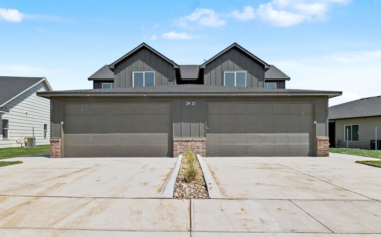 Front exterior of the 2927 S Cedar Crest St. duplex home — Wichita, KS