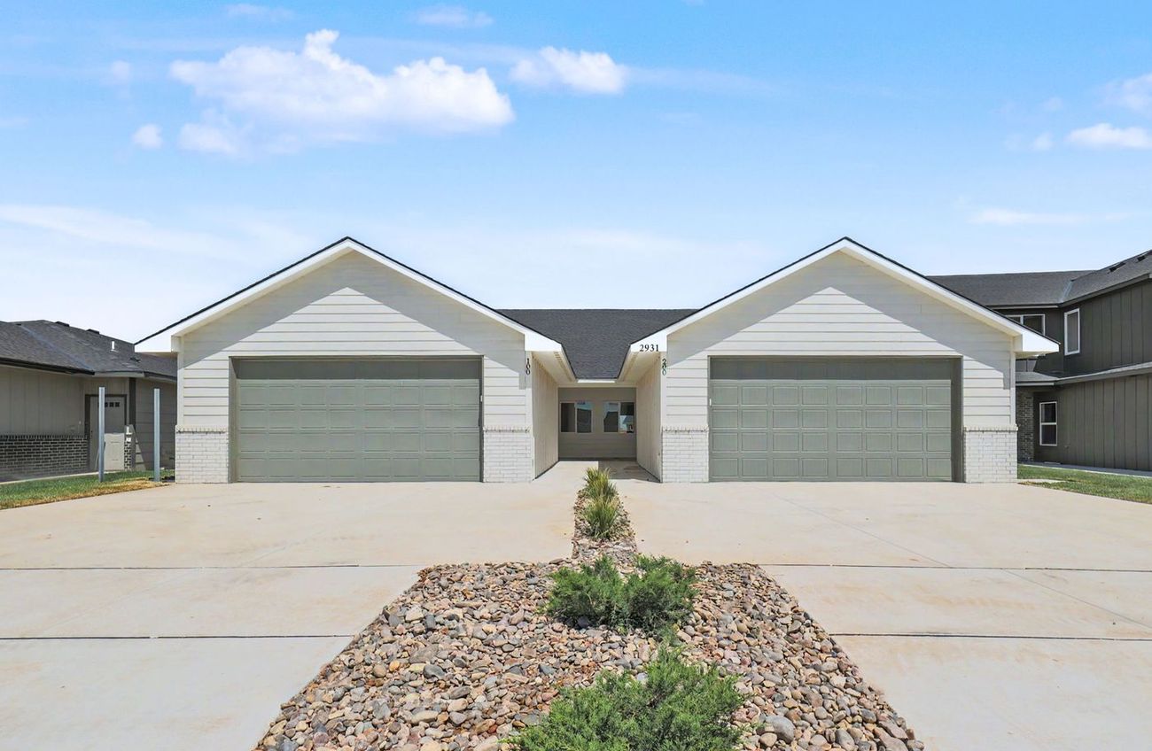Front exterior of the 2931 S Cedar Crest St. duplex home — Wichita, KS